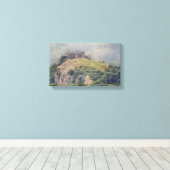 Burg Carreg Cennen Leinwanddruck (Insitu (Holzboden))