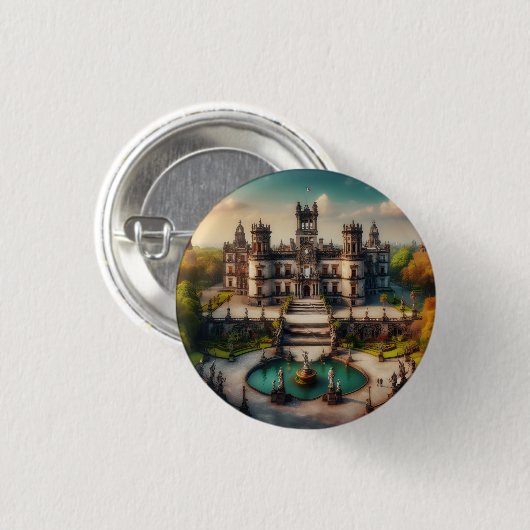 Burg Chapultepec Button (Vorne & Hinten)