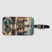 Burg Chapultepec Gepäckanhänger (Vorderseite (Horizontal))