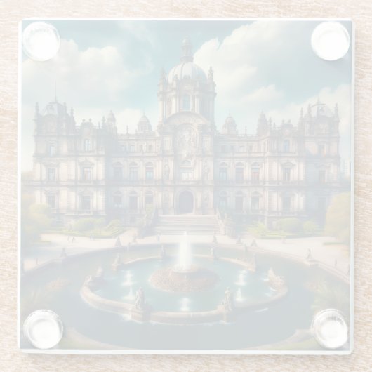 Burg Chapultepec Glasuntersetzer (Rückseite)