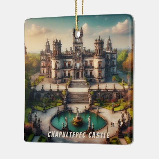 Burg Chapultepec Keramikornament (Links)