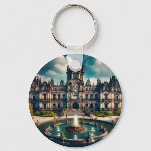 Burg Chapultepec Schlüsselanhänger (Rückseite)