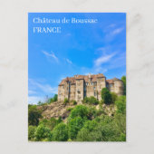 Burg Château de Boussac Postkarte (Vorderseite)