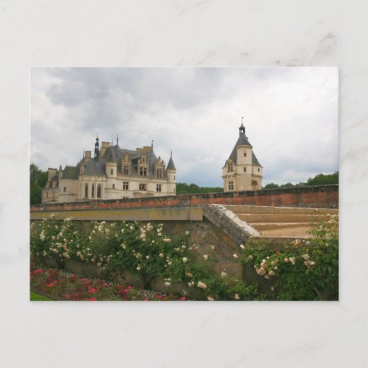 Burg Chenonceau Postkarte (Vorderseite)