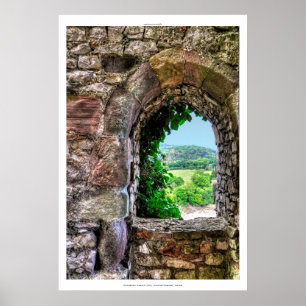 Burg Chepstow, Monmouthshire, Wales Poster