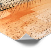 Burg Cheverny, Loire Tal, Frankreich. Poster (Ecke)