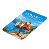 Burg Chillon Schweiz Magnet (Linke Seite)