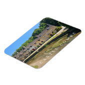 Burg Combe Häuser Aussicht Kühlschrankmagnet Magnet (Linke Seite)