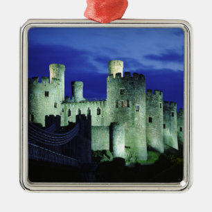 Burg Conwy, Gwynedd, Wales Silbernes Ornament