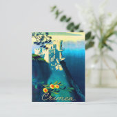 Burg Crimea Postkarte (Stehend Vorderseite)