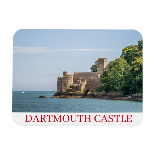 Burg Dartmouth Kühlschrankmagnet Magnet (Horizontal)