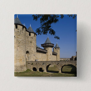 Burg der Grafen, Carcassonne, Aude, Languedoc, Button