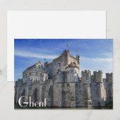Burg der Grafen in Gent. (Vorne/Hinten)