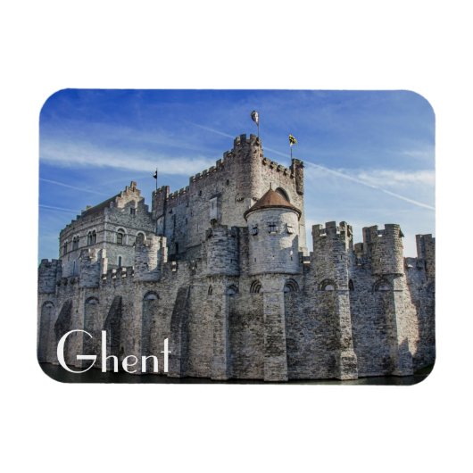 Burg der Grafen in Gent Magnet (Horizontal)