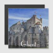 Burg der Grafen in Gent Magnet (Vorne/Hinten)