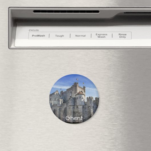 Burg der Grafen in Gent Magnet (In Situ (Geschirrspüler))