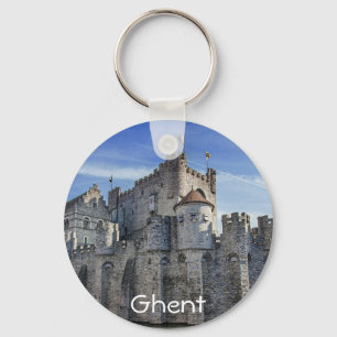 Burg der Grafen in Gent Schlüsselanhänger