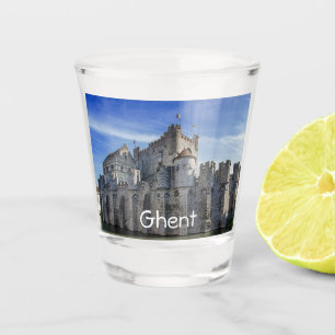 Burg der Grafen in Gent Schnapsglas