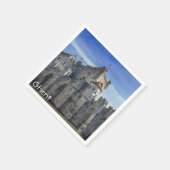 Burg der Grafen in Gent. Serviette (Ecke)