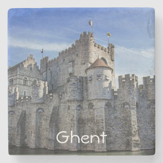 Burg der Grafen in Gent. Steinuntersetzer (Vorderseite)