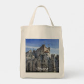 Burg der Grafen in Gent Tragetasche (Rückseite)