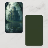 Burg des verbotenen Sumpf-Lesezeichens Visitenkarte (Vorne/Hinten)