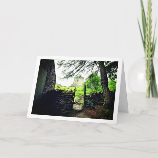 Burg Dolbadarn, Nordwales Karte (Vorderseite)