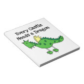 Burg Drache Notizblock (angewinkelt)