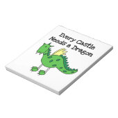 Burg Drache Notizblock (Rotiert)