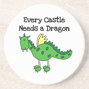 Burg Drache Sandstein Untersetzer