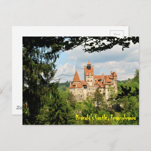 Burg Dracula in Siebenbürgen, Rumänien Postkarte (Vorne/Hinten)