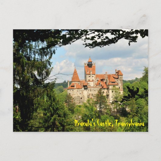 Burg Dracula in Siebenbürgen, Rumänien Postkarte (Vorderseite)