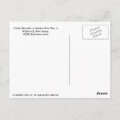 Burg Dracula in Wildwood, New Jersey Postkarte (Rückseite)