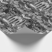 Burg Dracula Vampire Krypt Gotische Viktorianisch Geschenkpapier (Ecke)