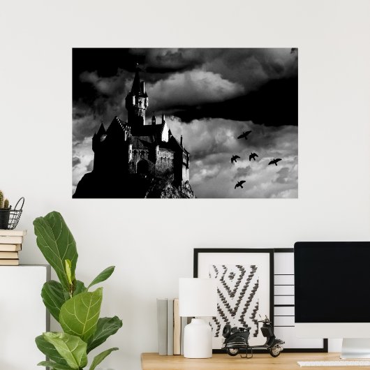 Burg Dracular Poster (Heimbüro)