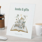 Burg Dragon Bücher & Geschenke Kinderdusche Zeiche Sockelschild (In Situ)