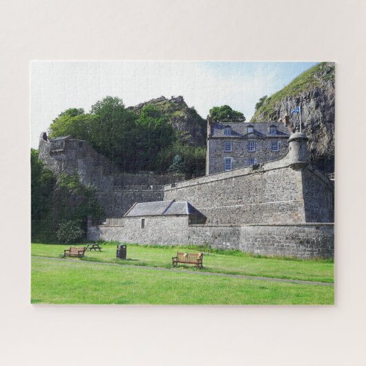 Burg Dumbarton, Felsweg Dumbarton/Schottland Puzzle (Horizontal)