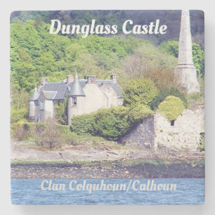 Burg Dunglass - Clan Colquhoun/Calhoun Steinuntersetzer