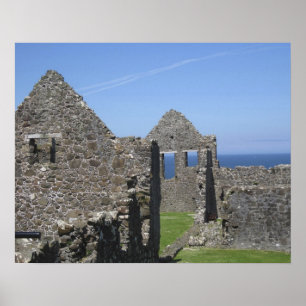 Burg Dunluce bei Bushmills und Portrush, Poster