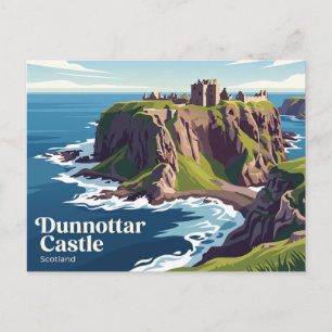 Burg Dunnottar Schottland Postkarte