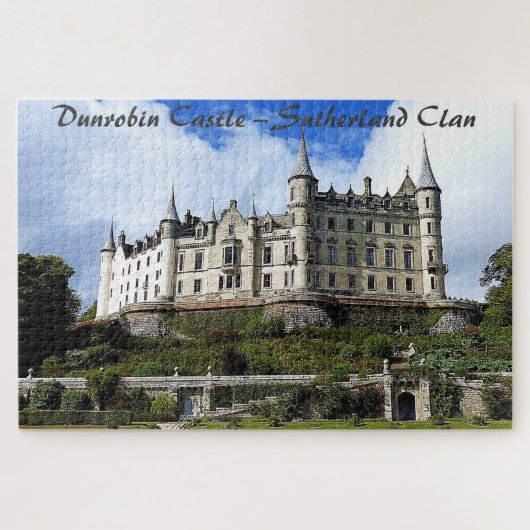 Burg Dunrobin, Sutherland Clan, Puzzle (Horizontal)