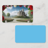 Burg durch das Wonderland Portal Lesezeichen Visitenkarte (Vorne/Hinten)