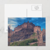 Burg Edinburgh Castle Postkarte (Vorne/Hinten)