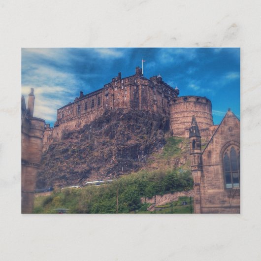 Burg Edinburgh Castle Postkarte (Vorderseite)