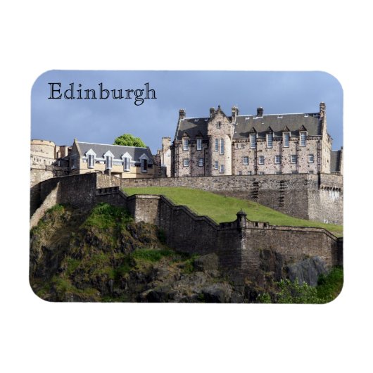Burg Edinburgh Magnet (Horizontal)