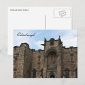 Burg Edinburgh Postkarte (Vorne/Hinten)
