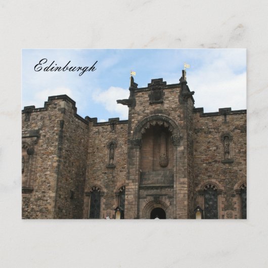 Burg Edinburgh Postkarte (Vorderseite)