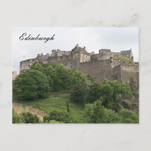 Burg Edinburgh Postkarte (Vorderseite)