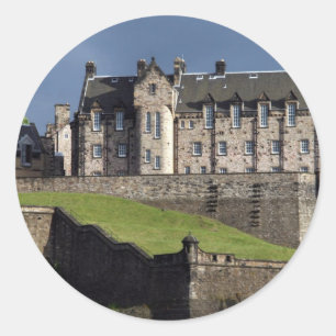 Burg Edinburgh Runder Aufkleber