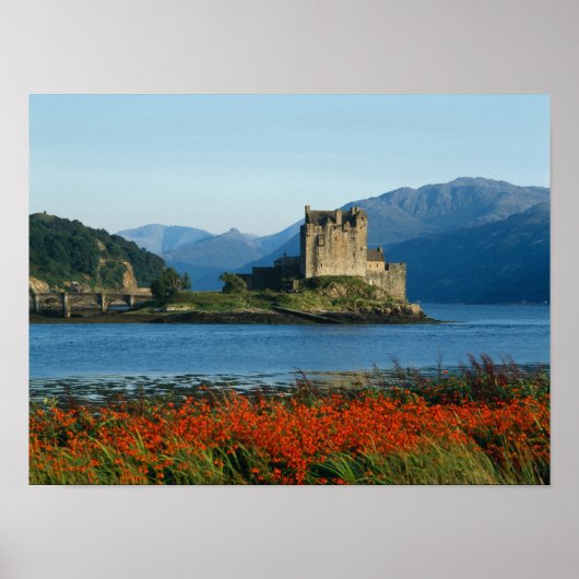 Burg Eilean Donan, Highlands, Schottland 3 Poster (Vorne)